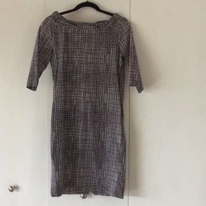 COS boatneck retro dress w pockets